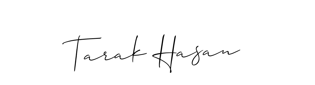 How to make Tarak Hasan signature? Allison_Script is a professional autograph style. Create handwritten signature for Tarak Hasan name. Tarak Hasan signature style 2 images and pictures png