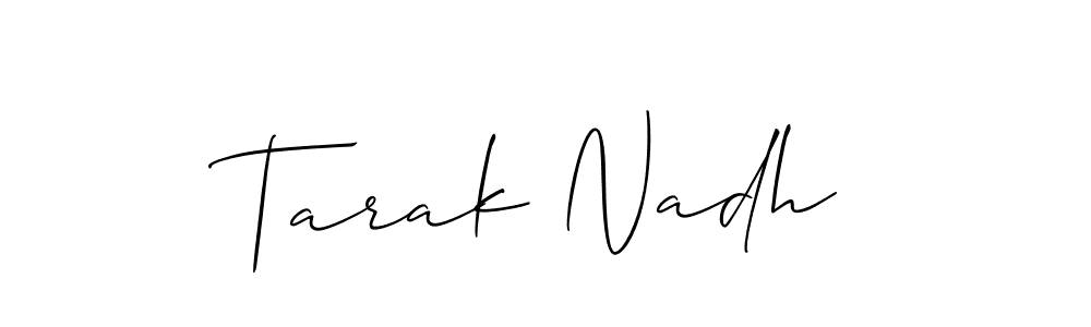 Once you've used our free online signature maker to create your best signature Allison_Script style, it's time to enjoy all of the benefits that Tarak Nadh name signing documents. Tarak Nadh signature style 2 images and pictures png