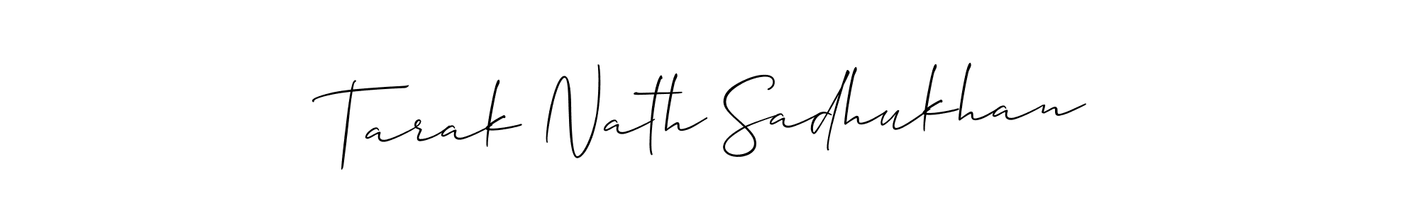 Tarak Nath Sadhukhan stylish signature style. Best Handwritten Sign (Allison_Script) for my name. Handwritten Signature Collection Ideas for my name Tarak Nath Sadhukhan. Tarak Nath Sadhukhan signature style 2 images and pictures png