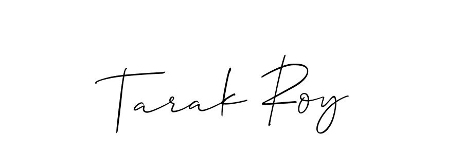 How to make Tarak Roy name signature. Use Allison_Script style for creating short signs online. This is the latest handwritten sign. Tarak Roy signature style 2 images and pictures png