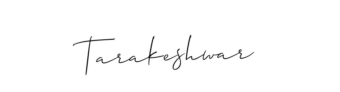 Design your own signature with our free online signature maker. With this signature software, you can create a handwritten (Allison_Script) signature for name Tarakeshwar. Tarakeshwar signature style 2 images and pictures png