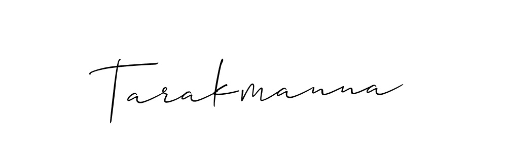 Allison_Script is a professional signature style that is perfect for those who want to add a touch of class to their signature. It is also a great choice for those who want to make their signature more unique. Get Tarakmanna name to fancy signature for free. Tarakmanna signature style 2 images and pictures png