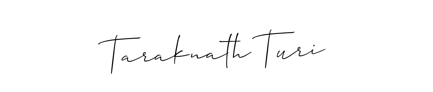 Once you've used our free online signature maker to create your best signature Allison_Script style, it's time to enjoy all of the benefits that Taraknath Turi name signing documents. Taraknath Turi signature style 2 images and pictures png