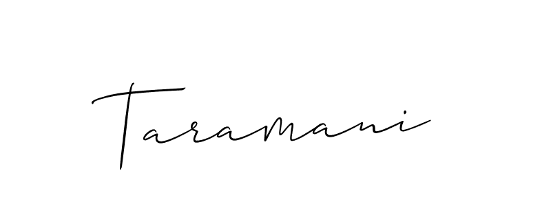 Make a short Taramani signature style. Manage your documents anywhere anytime using Allison_Script. Create and add eSignatures, submit forms, share and send files easily. Taramani signature style 2 images and pictures png