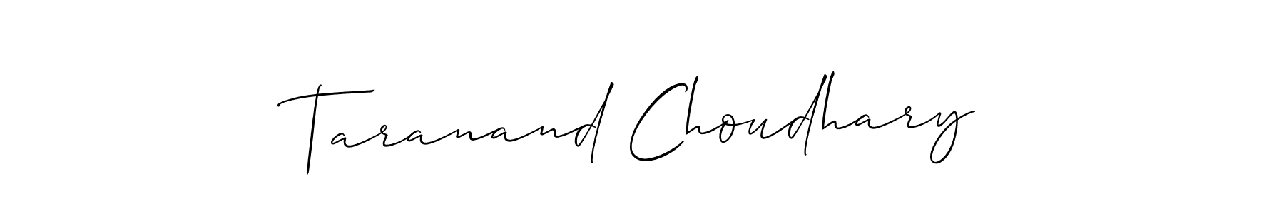 How to Draw Taranand Choudhary signature style? Allison_Script is a latest design signature styles for name Taranand Choudhary. Taranand Choudhary signature style 2 images and pictures png