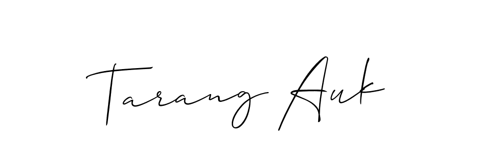 How to make Tarang Auk signature? Allison_Script is a professional autograph style. Create handwritten signature for Tarang Auk name. Tarang Auk signature style 2 images and pictures png