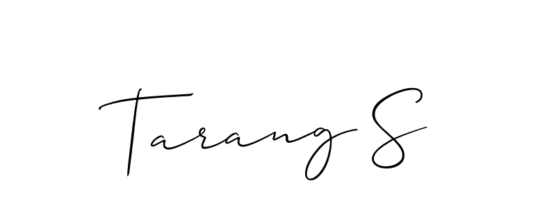 See photos of Tarang S official signature by Spectra . Check more albums & portfolios. Read reviews & check more about Allison_Script font. Tarang S signature style 2 images and pictures png