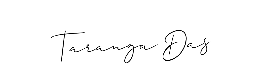 Create a beautiful signature design for name Taranga Das. With this signature (Allison_Script) fonts, you can make a handwritten signature for free. Taranga Das signature style 2 images and pictures png