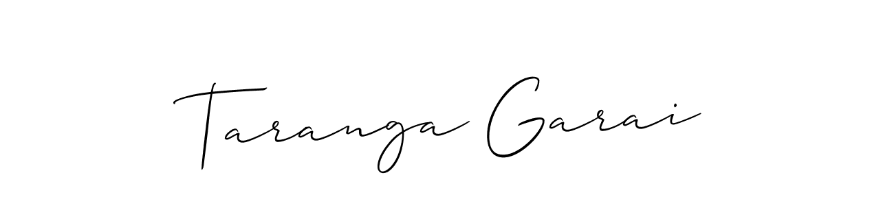 Best and Professional Signature Style for Taranga Garai. Allison_Script Best Signature Style Collection. Taranga Garai signature style 2 images and pictures png