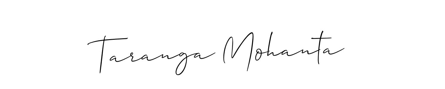 Similarly Allison_Script is the best handwritten signature design. Signature creator online .You can use it as an online autograph creator for name Taranga Mohanta. Taranga Mohanta signature style 2 images and pictures png