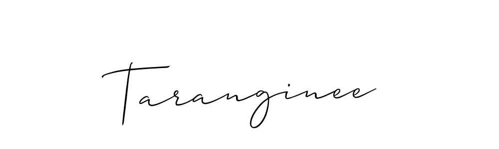 Also You can easily find your signature by using the search form. We will create Taranginee name handwritten signature images for you free of cost using Allison_Script sign style. Taranginee signature style 2 images and pictures png