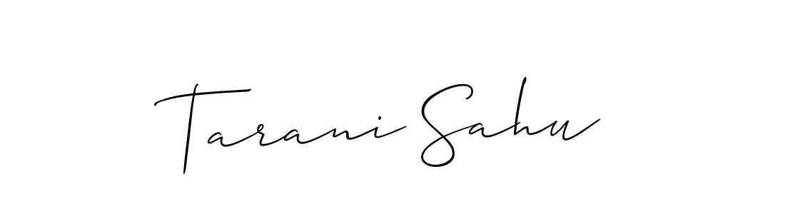 Check out images of Autograph of Tarani Sahu name. Actor Tarani Sahu Signature Style. Allison_Script is a professional sign style online. Tarani Sahu signature style 2 images and pictures png