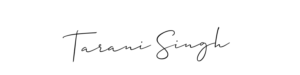 Check out images of Autograph of Tarani Singh name. Actor Tarani Singh Signature Style. Allison_Script is a professional sign style online. Tarani Singh signature style 2 images and pictures png