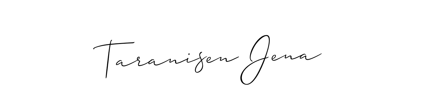 Also we have Taranisen Jena name is the best signature style. Create professional handwritten signature collection using Allison_Script autograph style. Taranisen Jena signature style 2 images and pictures png