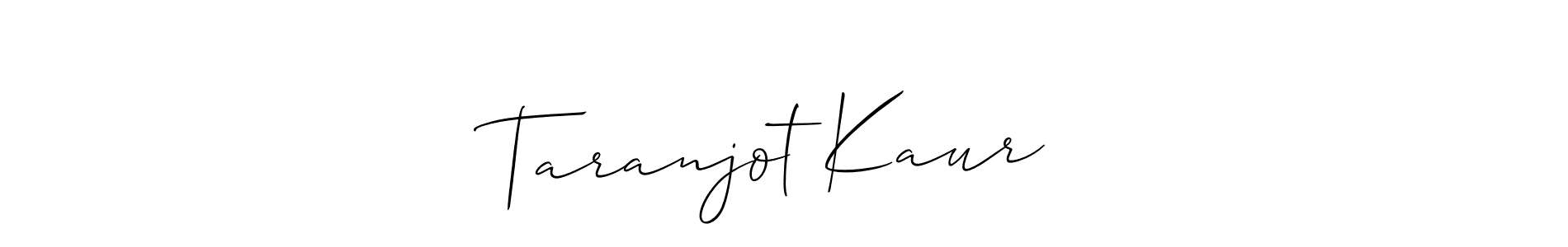 Design your own signature with our free online signature maker. With this signature software, you can create a handwritten (Allison_Script) signature for name Taranjot Kaur♥️. Taranjot Kaur♥️ signature style 2 images and pictures png