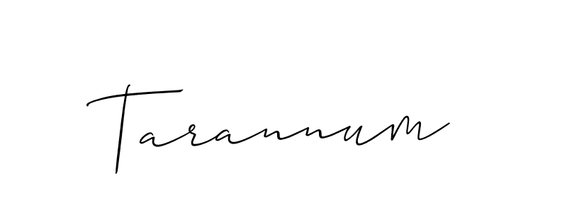 Tarannum stylish signature style. Best Handwritten Sign (Allison_Script) for my name. Handwritten Signature Collection Ideas for my name Tarannum. Tarannum signature style 2 images and pictures png