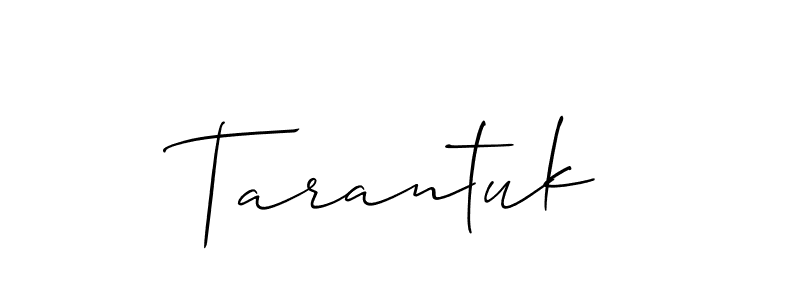 How to make Tarantuk name signature. Use Allison_Script style for creating short signs online. This is the latest handwritten sign. Tarantuk signature style 2 images and pictures png