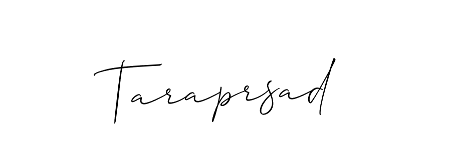 Make a beautiful signature design for name Taraprsad. With this signature (Allison_Script) style, you can create a handwritten signature for free. Taraprsad signature style 2 images and pictures png