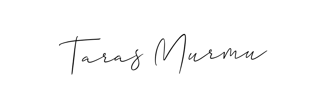 Best and Professional Signature Style for Taras Murmu. Allison_Script Best Signature Style Collection. Taras Murmu signature style 2 images and pictures png
