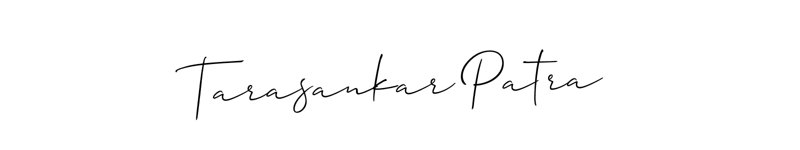 Similarly Allison_Script is the best handwritten signature design. Signature creator online .You can use it as an online autograph creator for name Tarasankar Patra. Tarasankar Patra signature style 2 images and pictures png