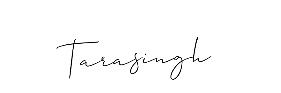 Design your own signature with our free online signature maker. With this signature software, you can create a handwritten (Allison_Script) signature for name Tarasingh. Tarasingh signature style 2 images and pictures png