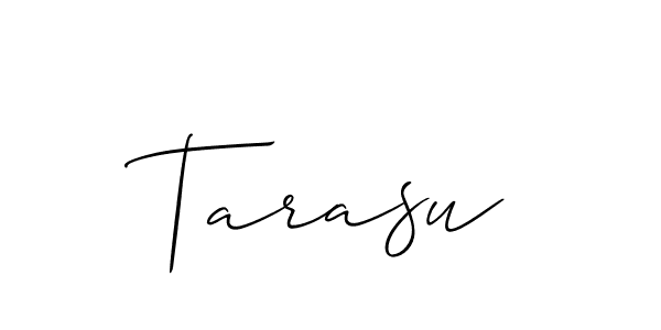 How to Draw Tarasu signature style? Allison_Script is a latest design signature styles for name Tarasu. Tarasu signature style 2 images and pictures png
