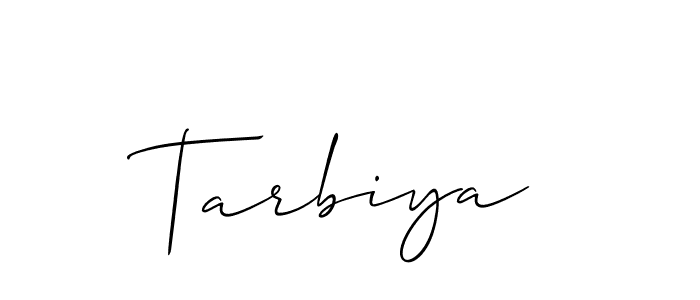 Once you've used our free online signature maker to create your best signature Allison_Script style, it's time to enjoy all of the benefits that Tarbiya name signing documents. Tarbiya signature style 2 images and pictures png