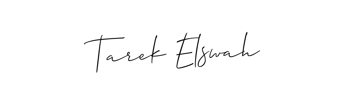 Check out images of Autograph of Tarek Elswah name. Actor Tarek Elswah Signature Style. Allison_Script is a professional sign style online. Tarek Elswah signature style 2 images and pictures png