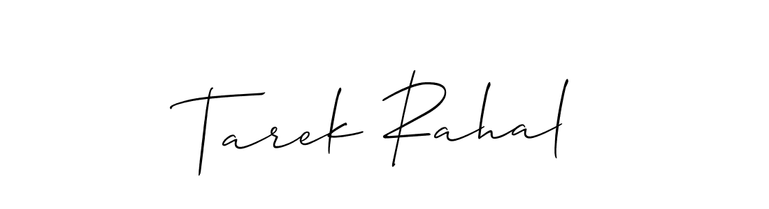 Check out images of Autograph of Tarek Rahal name. Actor Tarek Rahal Signature Style. Allison_Script is a professional sign style online. Tarek Rahal signature style 2 images and pictures png