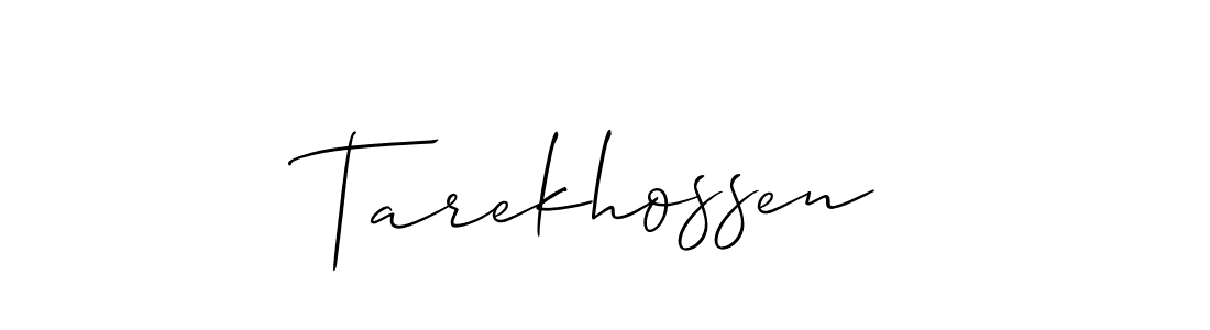 if you are searching for the best signature style for your name Tarekhossen. so please give up your signature search. here we have designed multiple signature styles  using Allison_Script. Tarekhossen signature style 2 images and pictures png