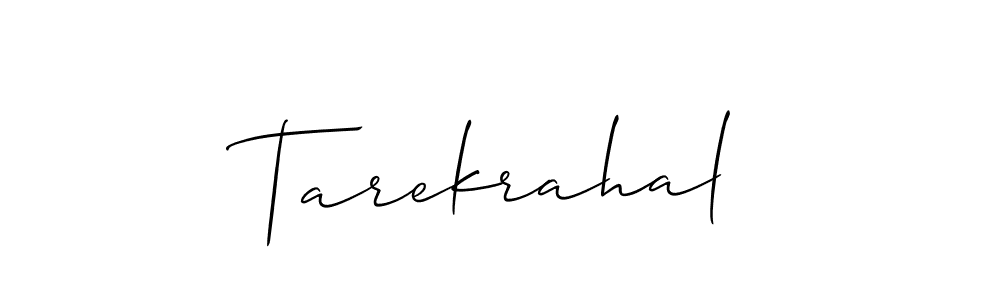 Make a beautiful signature design for name Tarekrahal. Use this online signature maker to create a handwritten signature for free. Tarekrahal signature style 2 images and pictures png