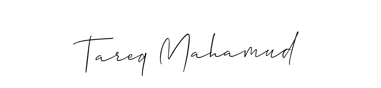 Design your own signature with our free online signature maker. With this signature software, you can create a handwritten (Allison_Script) signature for name Tareq Mahamud. Tareq Mahamud signature style 2 images and pictures png