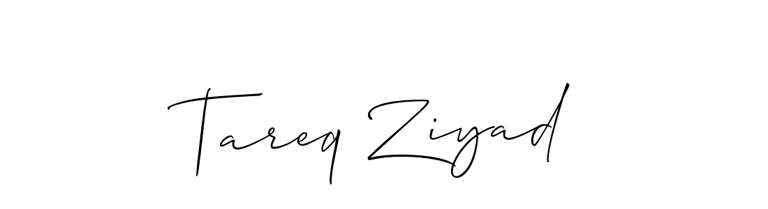 Check out images of Autograph of Tareq Ziyad name. Actor Tareq Ziyad Signature Style. Allison_Script is a professional sign style online. Tareq Ziyad signature style 2 images and pictures png