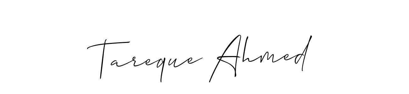 This is the best signature style for the Tareque Ahmed name. Also you like these signature font (Allison_Script). Mix name signature. Tareque Ahmed signature style 2 images and pictures png