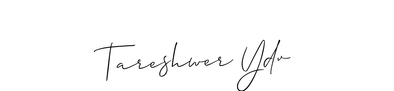 Make a beautiful signature design for name Tareshwer Ydv. Use this online signature maker to create a handwritten signature for free. Tareshwer Ydv signature style 2 images and pictures png
