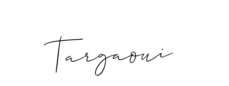 It looks lik you need a new signature style for name Targaoui. Design unique handwritten (Allison_Script) signature with our free signature maker in just a few clicks. Targaoui signature style 2 images and pictures png