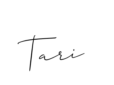 Also we have Tari name is the best signature style. Create professional handwritten signature collection using Allison_Script autograph style. Tari signature style 2 images and pictures png