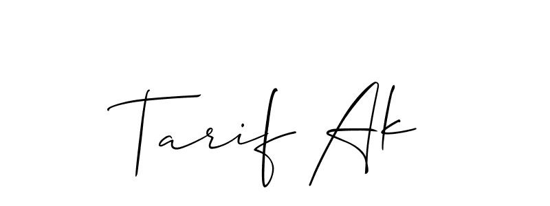Check out images of Autograph of Tarif Ak name. Actor Tarif Ak Signature Style. Allison_Script is a professional sign style online. Tarif Ak signature style 2 images and pictures png