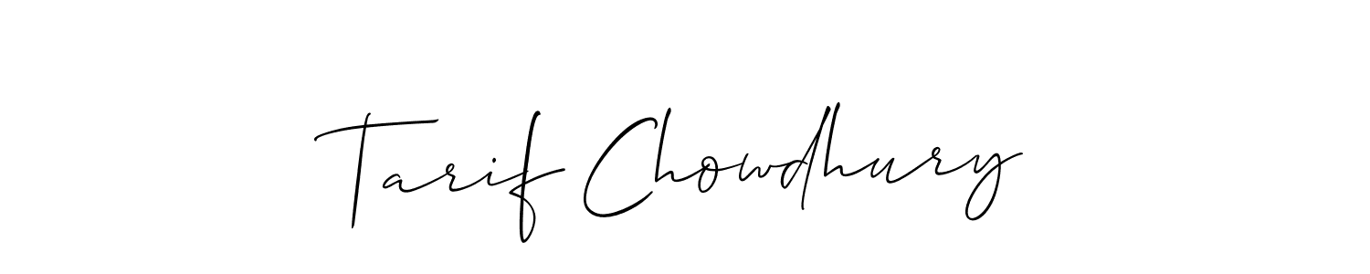 Tarif Chowdhury stylish signature style. Best Handwritten Sign (Allison_Script) for my name. Handwritten Signature Collection Ideas for my name Tarif Chowdhury. Tarif Chowdhury signature style 2 images and pictures png