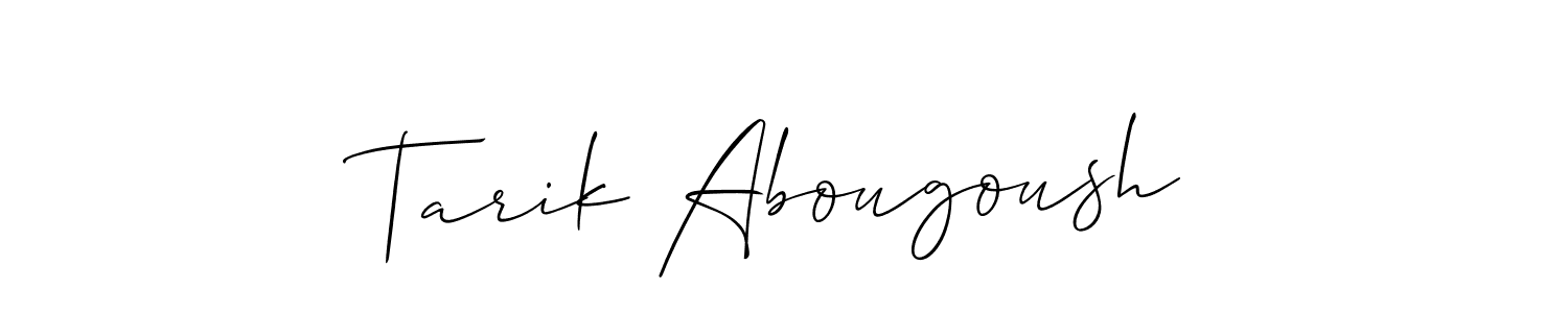 Once you've used our free online signature maker to create your best signature Allison_Script style, it's time to enjoy all of the benefits that Tarik Abougoush name signing documents. Tarik Abougoush signature style 2 images and pictures png