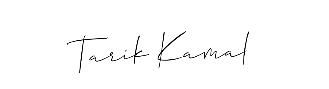 Best and Professional Signature Style for Tarik Kamal. Allison_Script Best Signature Style Collection. Tarik Kamal signature style 2 images and pictures png