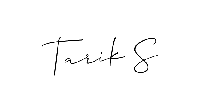 You can use this online signature creator to create a handwritten signature for the name Tarik S. This is the best online autograph maker. Tarik S signature style 2 images and pictures png