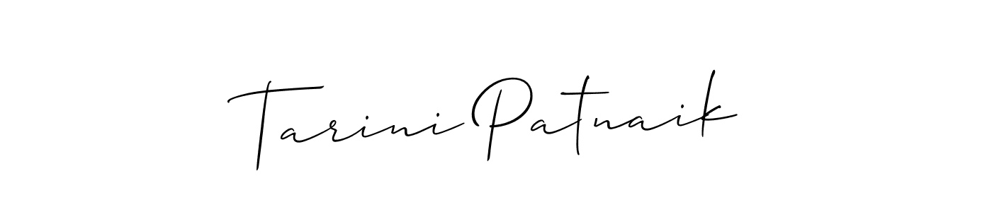 How to make Tarini Patnaik signature? Allison_Script is a professional autograph style. Create handwritten signature for Tarini Patnaik name. Tarini Patnaik signature style 2 images and pictures png