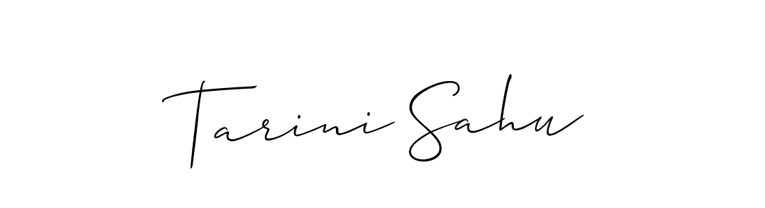 How to Draw Tarini Sahu signature style? Allison_Script is a latest design signature styles for name Tarini Sahu. Tarini Sahu signature style 2 images and pictures png