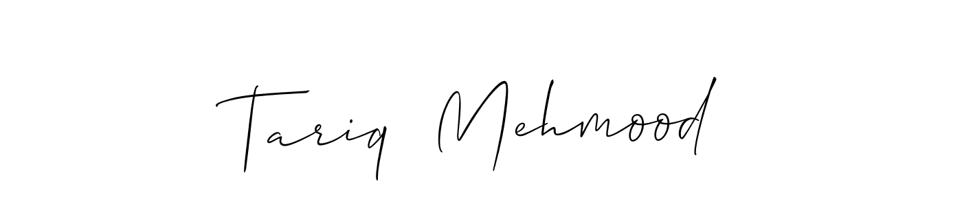 Design your own signature with our free online signature maker. With this signature software, you can create a handwritten (Allison_Script) signature for name Tariq  Mehmood. Tariq  Mehmood signature style 2 images and pictures png