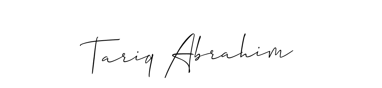 Check out images of Autograph of Tariq Abrahim name. Actor Tariq Abrahim Signature Style. Allison_Script is a professional sign style online. Tariq Abrahim signature style 2 images and pictures png