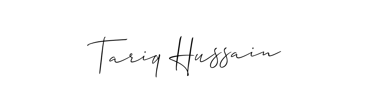 Make a short Tariq Hussain signature style. Manage your documents anywhere anytime using Allison_Script. Create and add eSignatures, submit forms, share and send files easily. Tariq Hussain signature style 2 images and pictures png