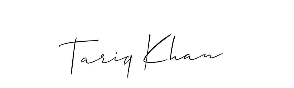 Also You can easily find your signature by using the search form. We will create Tariq Khan name handwritten signature images for you free of cost using Allison_Script sign style. Tariq Khan signature style 2 images and pictures png