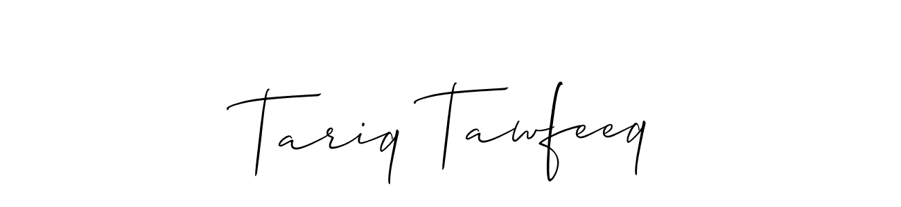 Best and Professional Signature Style for Tariq Tawfeeq. Allison_Script Best Signature Style Collection. Tariq Tawfeeq signature style 2 images and pictures png