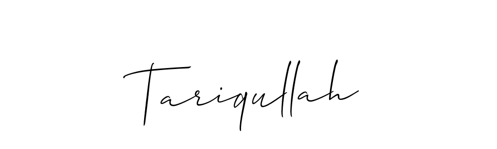 How to Draw Tariqullah signature style? Allison_Script is a latest design signature styles for name Tariqullah. Tariqullah signature style 2 images and pictures png